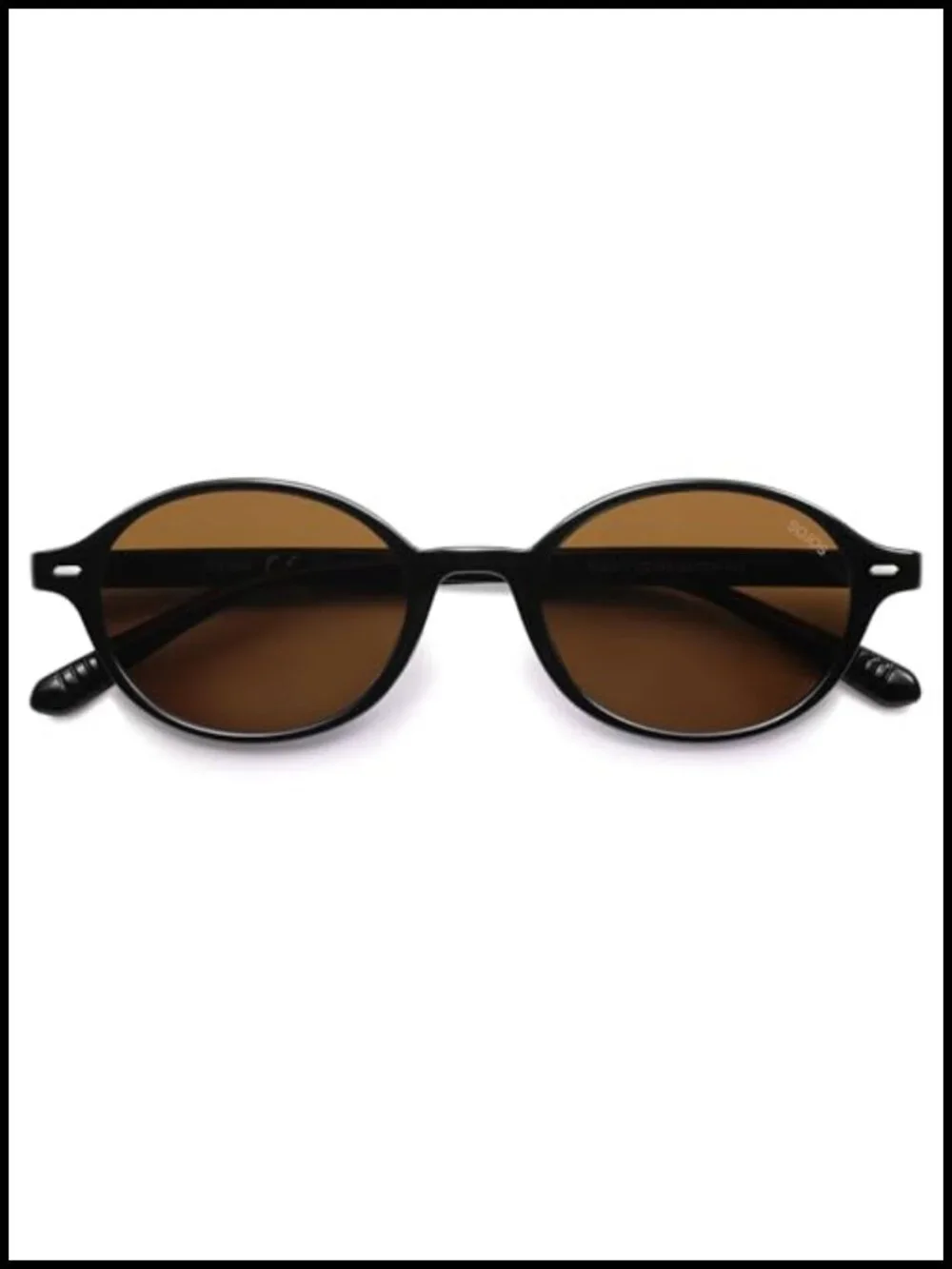 Retro Oval Round Polarized Sunglasses for Women Men, Small Chic Vintage Sunnies